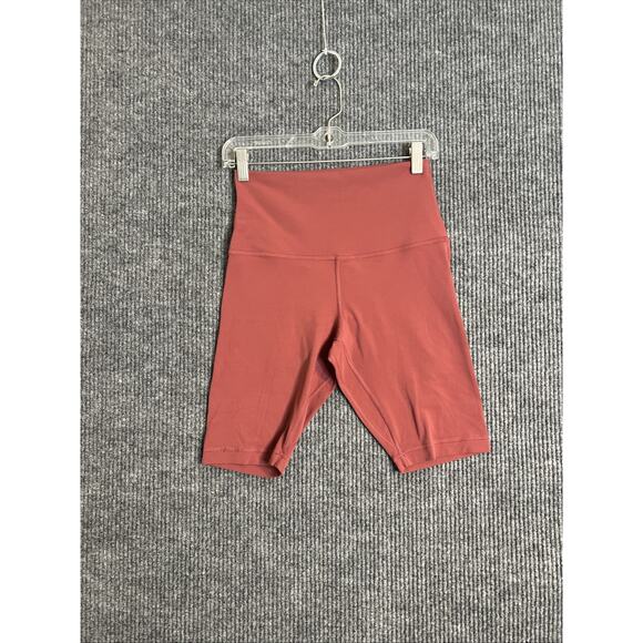 Lululemon Womens High Rise Align Shorts Size 8 Maroon Athleisure Yoga Workout - Picture 1 of 8